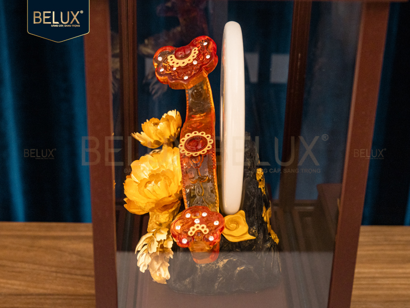 Vương Trượng Như Ý Ruby dát vàng 24k&nbsp;28x17x36cm